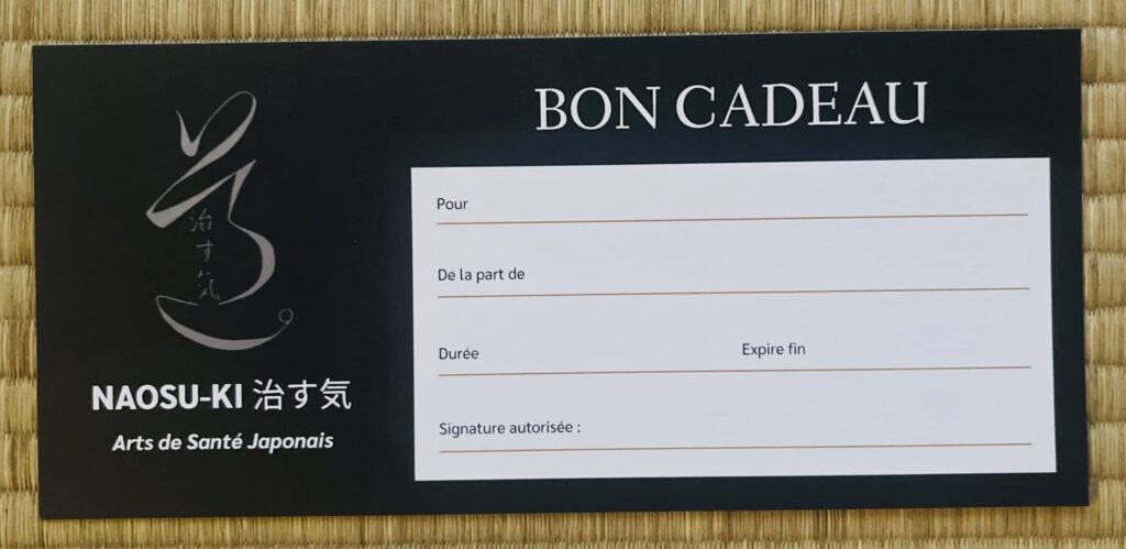 cheque cadeau massage shiatsu
